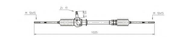 GENERAL RICAMBI FI4016 Рульовий механізм