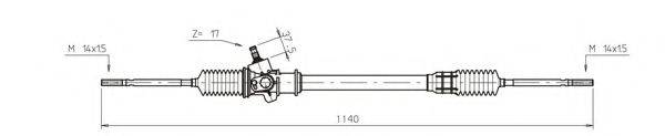 GENERAL RICAMBI FI4019 Рульовий механізм