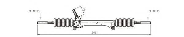 GENERAL RICAMBI PE4040 Рульовий механізм