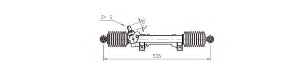GENERAL RICAMBI RE4022 Рульовий механізм