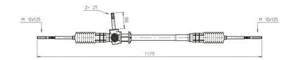 GENERAL RICAMBI RV4013 Рульовий механізм