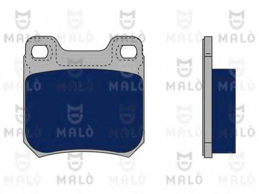 MALO 1050202 Комплект гальмівних колодок, дискове гальмо