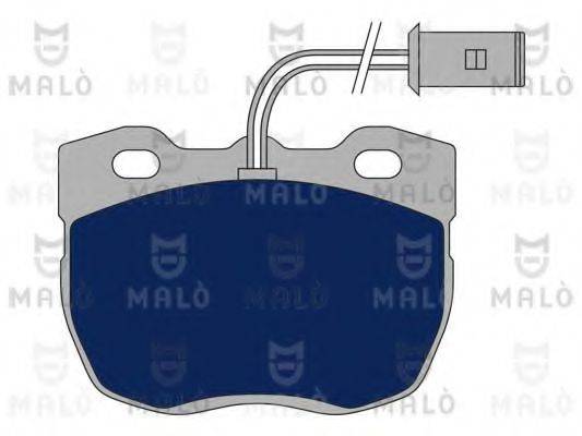 MALO 1050687 Комплект гальмівних колодок, дискове гальмо
