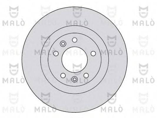 MALO 1110057 гальмівний диск