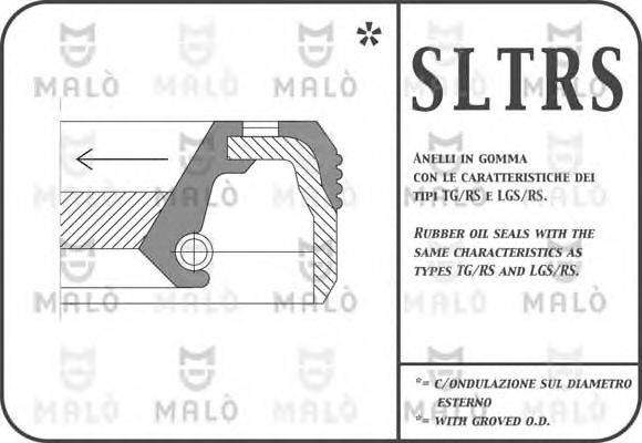 MALO 1155RSAC Кільце ущільнювача, ступінчаста коробка передач