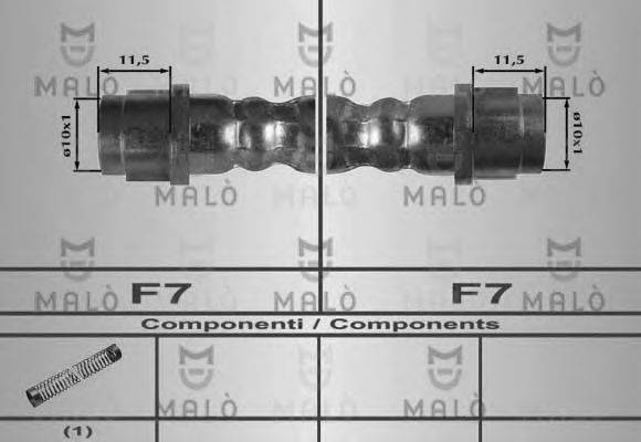MALO 80170 Гальмівний шланг