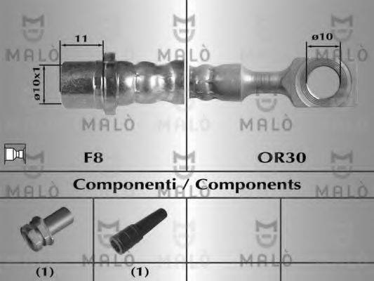 MALO 80277 Гальмівний шланг