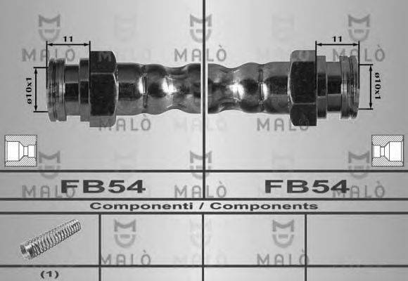 MALO 80311 Гальмівний шланг