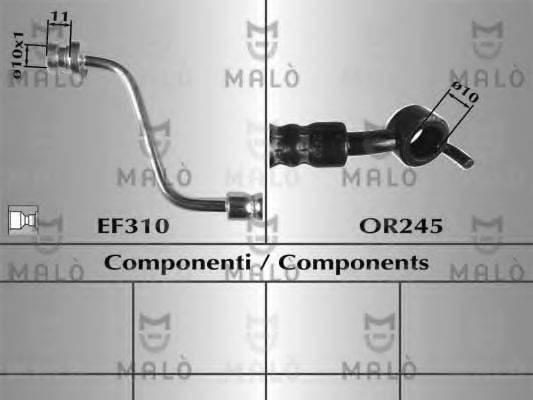 MALO 80672 Гальмівний шланг