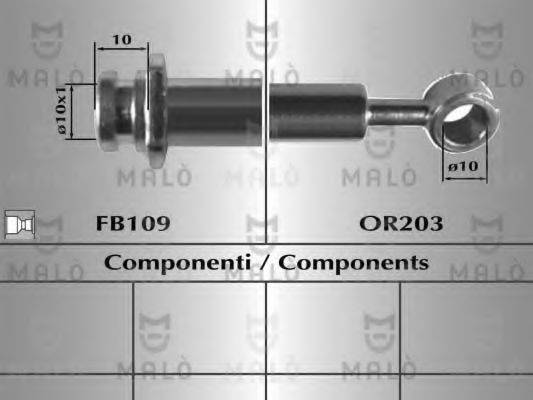 MALO 80919 Гальмівний шланг