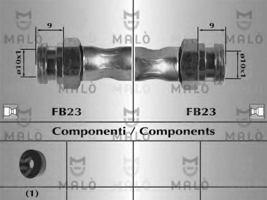 MALO 80964 Гальмівний шланг