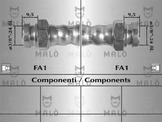 MALO 8097 Гальмівний шланг