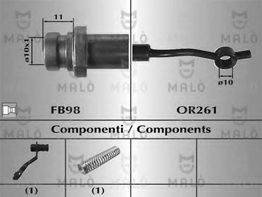 MALO 81043 Гальмівний шланг
