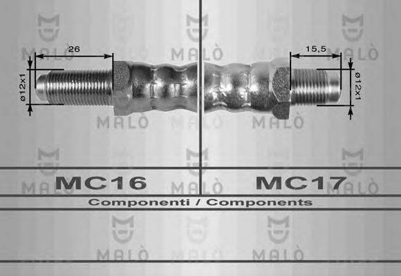 MALO 8151 Шланг зчеплення