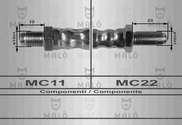 MALO 8224 Гальмівний шланг