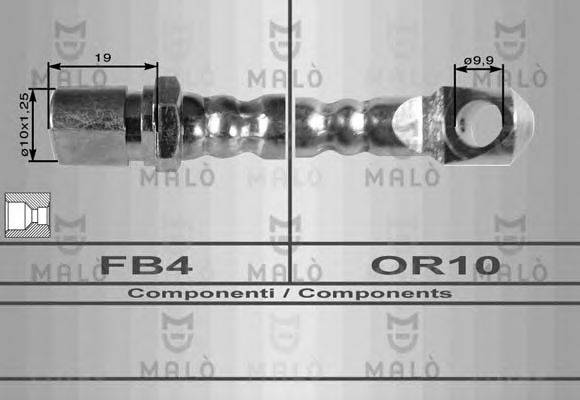 MALO 8305 Гальмівний шланг