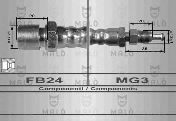 MALO 8490 Шланг зчеплення