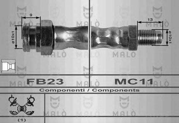 MALO 8517 Гальмівний шланг