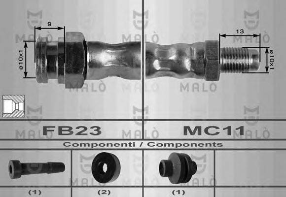 MALO 8559 Гальмівний шланг