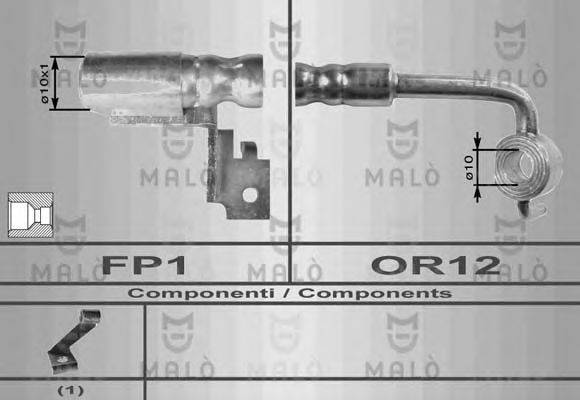 MALO 8583 Гальмівний шланг