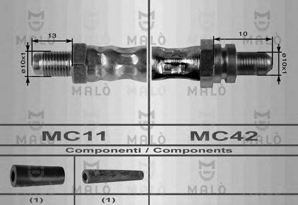 MALO 8612 Гальмівний шланг