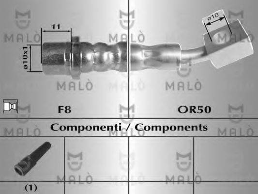 MALO 8937 Гальмівний шланг
