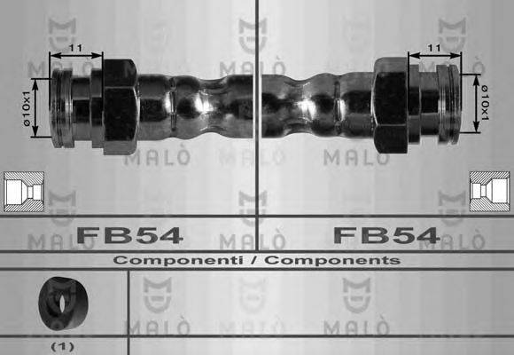 MALO 8969 Гальмівний шланг