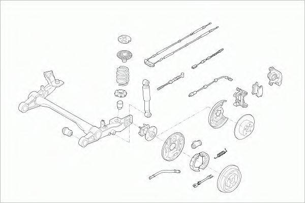 SACHS OPELASTRARS026 Рульове управління; Підвіска колеса