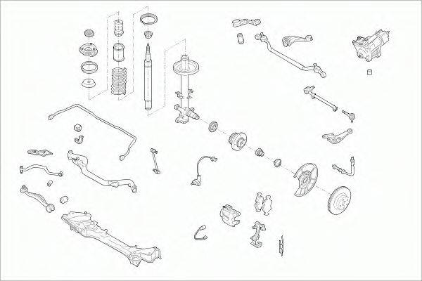 SACHS BMW5TOUFS003 Рульове управління; Підвіска колеса