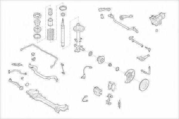 SACHS BMW5TOUFS001 Рульове управління; Підвіска колеса