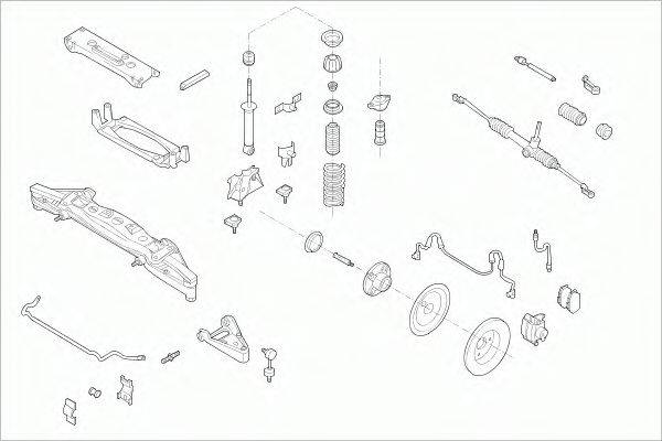 SACHS SMARTCITYFS003 Рульове управління; Підвіска колеса