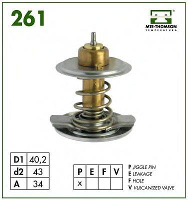 MTE-THOMSON 26187 Термостат, охолоджуюча рідина