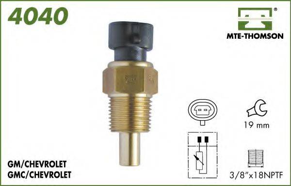 MTE-THOMSON 4040 Датчик, температура олії; Датчик, температура охолоджувальної рідини