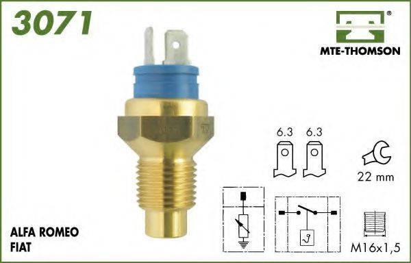 MTE-THOMSON 3071 Датчик, температура охолоджувальної рідини