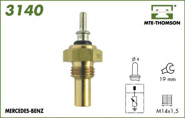 MTE-THOMSON 3140 Датчик, температура охолоджувальної рідини