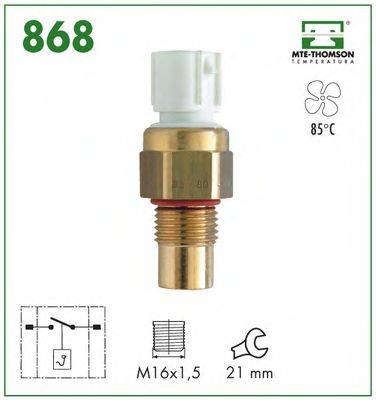 MTE-THOMSON 868 Термивимикач, вентилятор радіатора