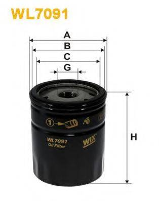 WIX FILTERS WL7091 Масляний фільтр