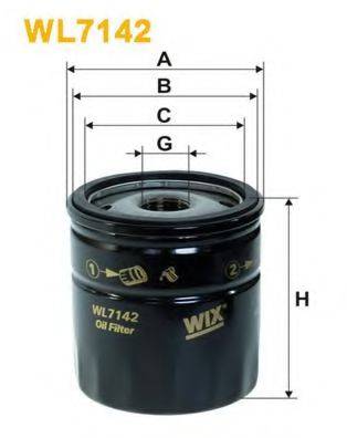 WIX FILTERS WL7142 Масляний фільтр