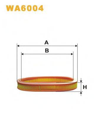 WIX FILTERS WA6004 Повітряний фільтр