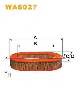 WIX FILTERS WA6027 Повітряний фільтр