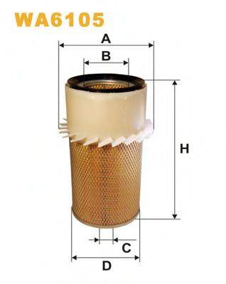 WIX FILTERS WA6105 Повітряний фільтр