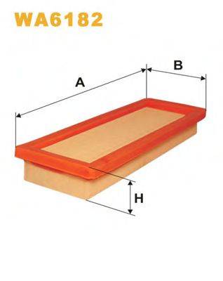 WIX FILTERS WA6182 Повітряний фільтр