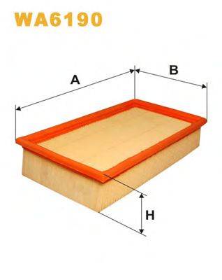 WIX FILTERS WA6190 Повітряний фільтр