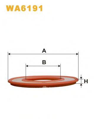 WIX FILTERS WA6191 Повітряний фільтр