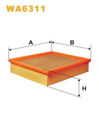 WIX FILTERS WA6311 Повітряний фільтр