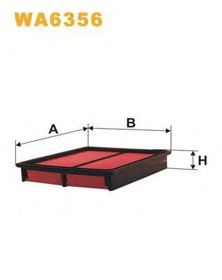 WIX FILTERS WA6356 Повітряний фільтр