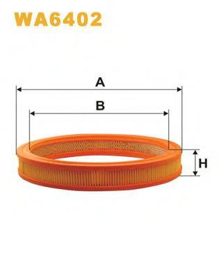 WIX FILTERS WA6402 Повітряний фільтр