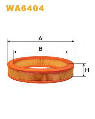 WIX FILTERS WA6404 Повітряний фільтр