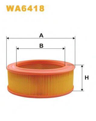 WIX FILTERS WA6418 Повітряний фільтр