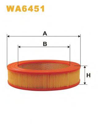 WIX FILTERS WA6451 Повітряний фільтр